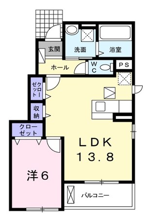 英賀保駅 徒歩24分 1階の物件間取画像